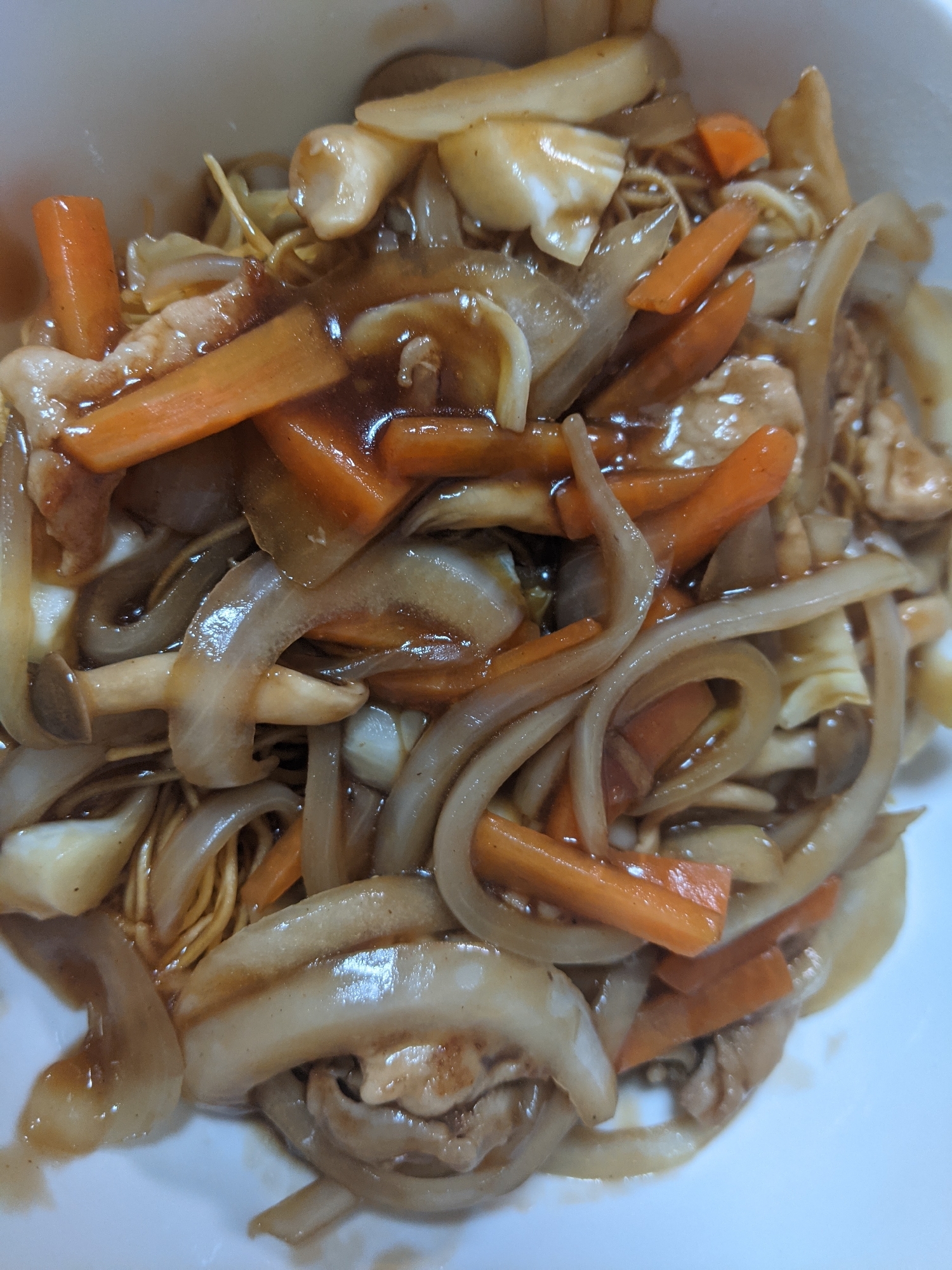 ソース味皿うどん