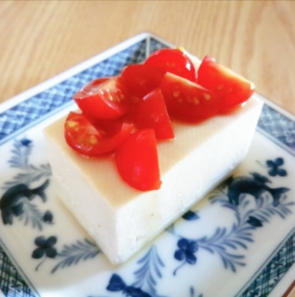 ミニトマトで作りました♪
さっぱりして美味しかったです(*^-^*)
レシピありがとうございます☆