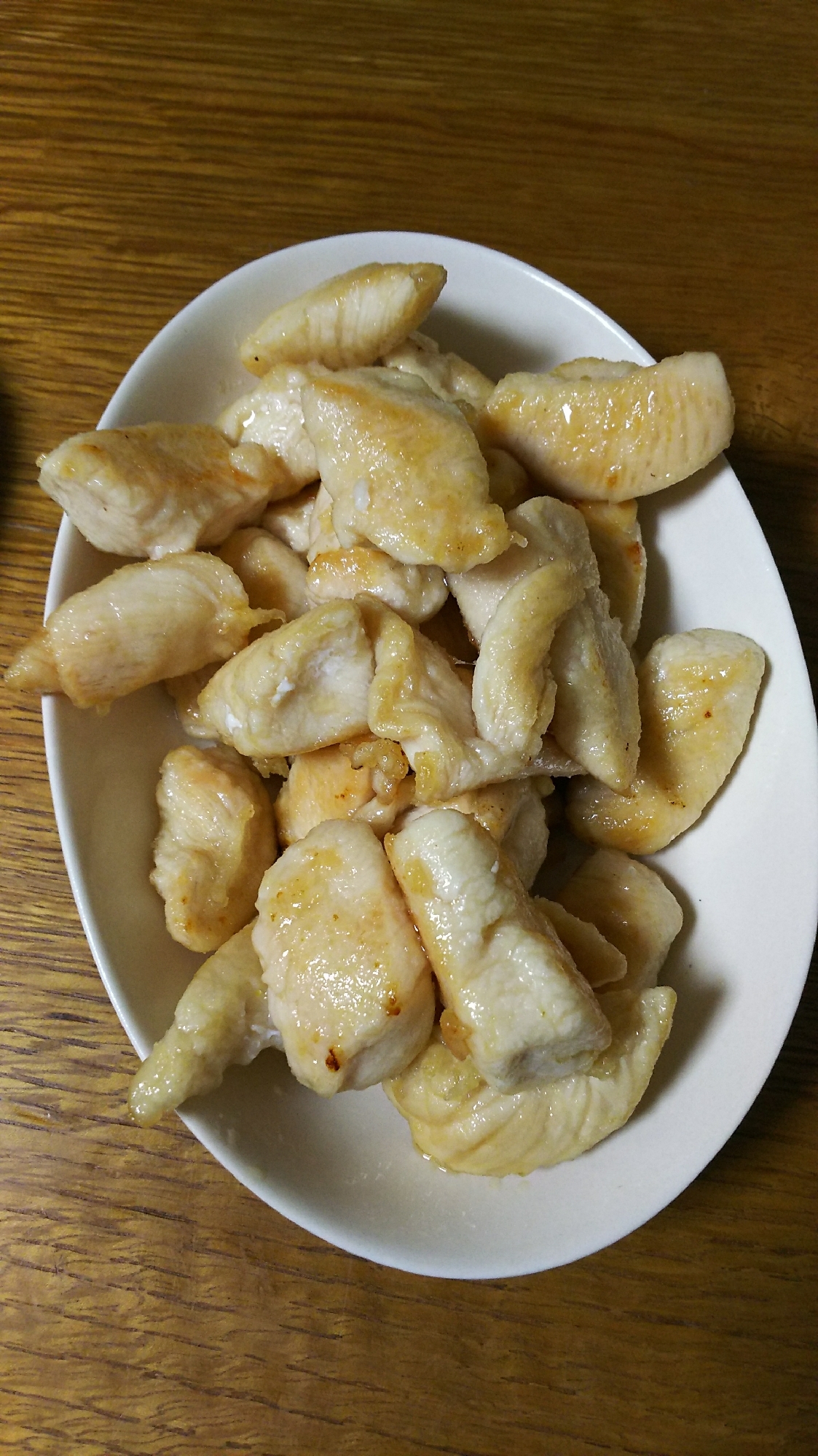 鶏ささみの生姜塩焼き