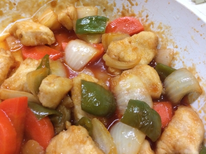 酢豚の味付けはいつも悩み。今回はばっちり美味しく作れました！ご馳走さまでした☆