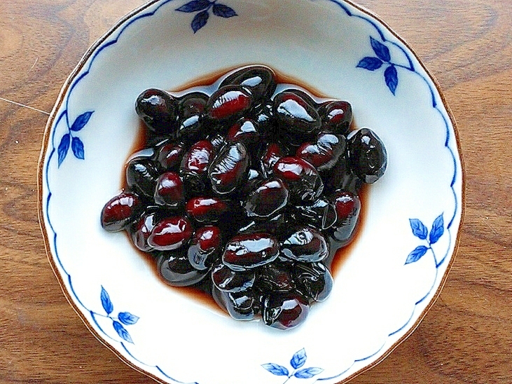 炊飯器で黒豆の煮物