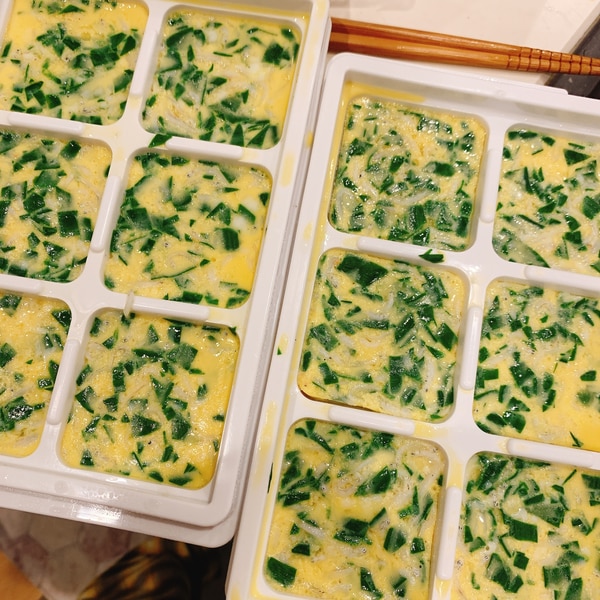 離乳食中期 手掴み練習にも ニラたま レシピ 作り方 By こぴ 楽天レシピ 離乳食中期 手掴み練習にも ニラたま レシピ 作り方 By こぴ 楽天レシピ