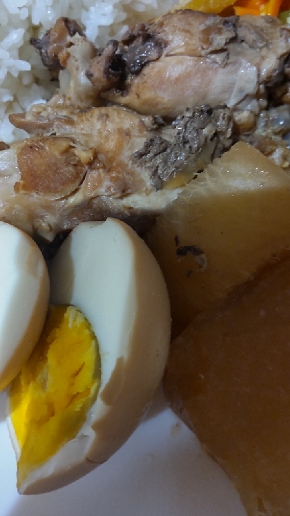 味がしみしみで美味しかったです。