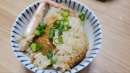 【勢子カニ出汁】勢子カニの炊き込みご飯