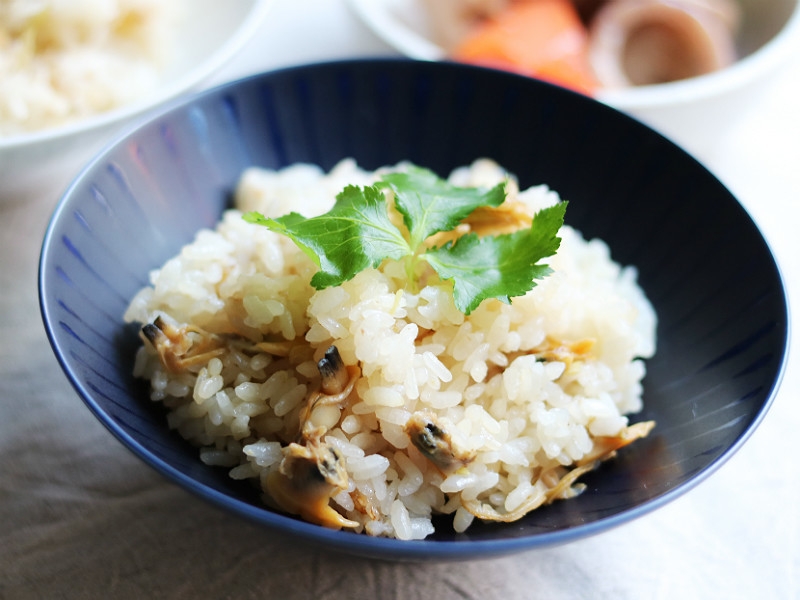 あさりの炊き込みご飯