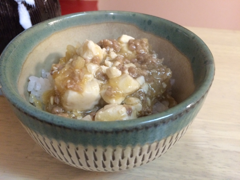 麻婆豆腐丼