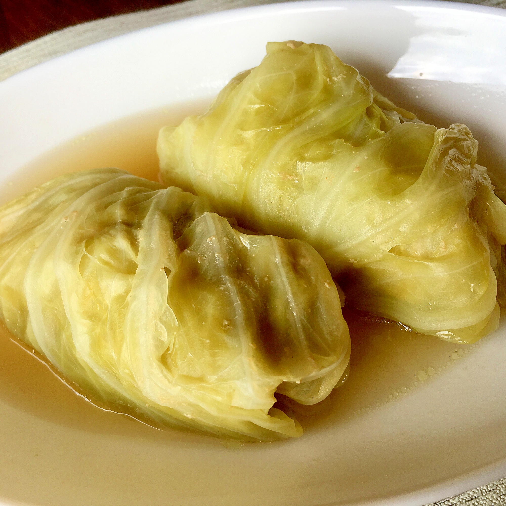 豚ひき肉で作る⟡.·コンソメロールキャベツ