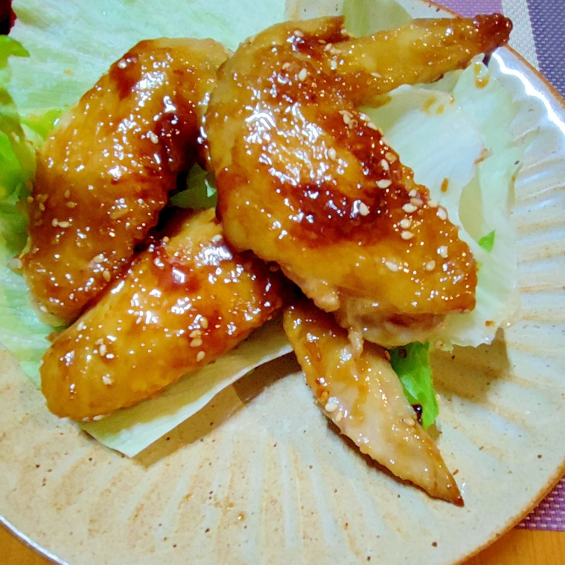 手羽先の照り焼き