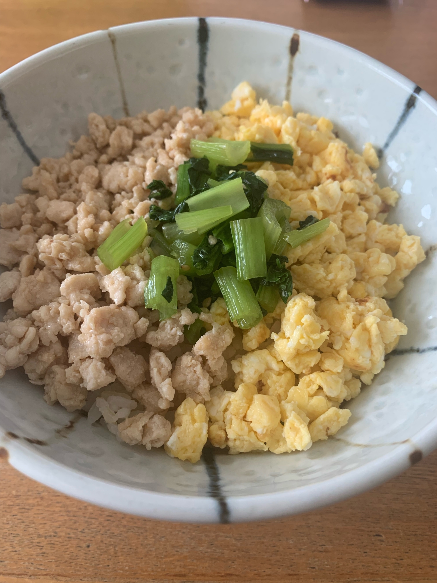 超簡単3食丼