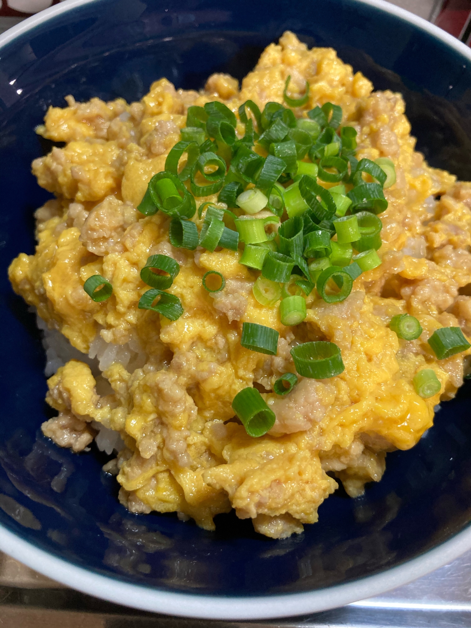 鶏そぼろの親子丼