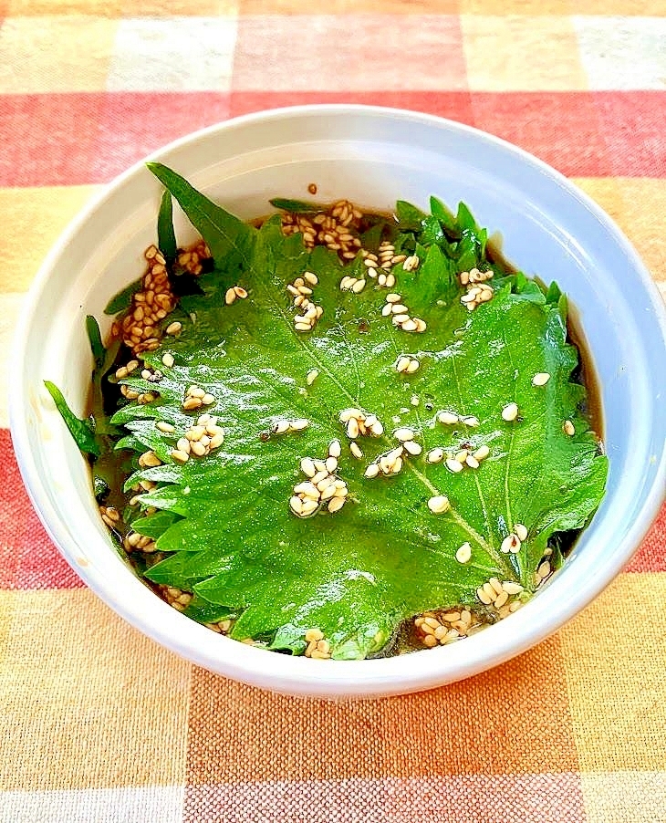 箸が止まらないご飯泥棒！「大葉の醤油漬け」