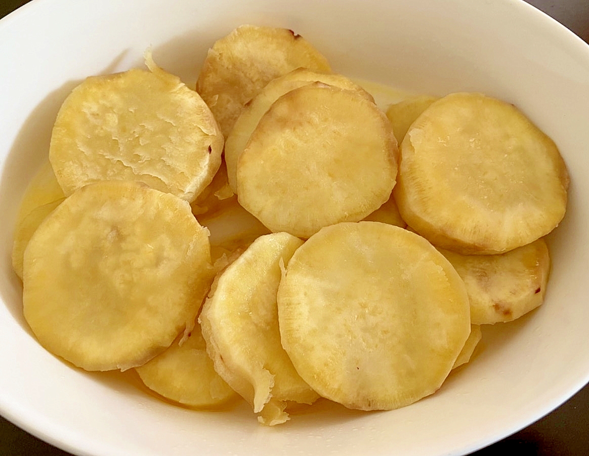 電子レンジでおさつバター