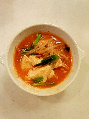 豆腐のチゲスープ
