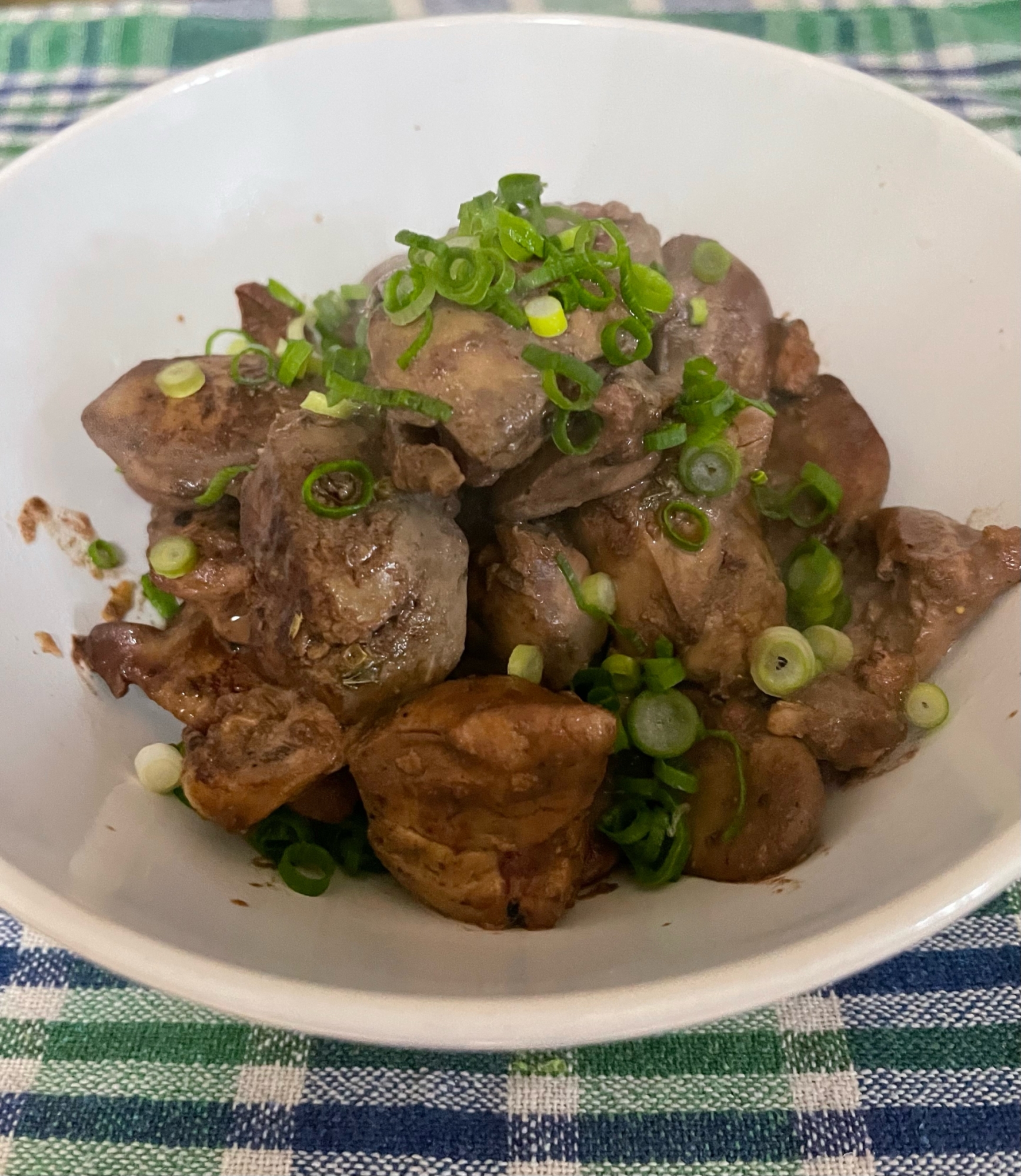 鳥レバーの塩レモン焼き