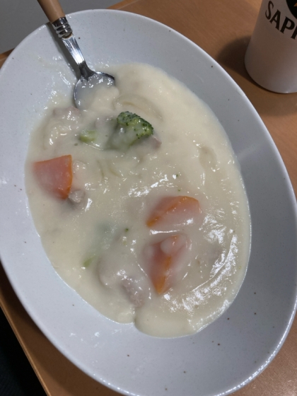 あったまる(*＾＾*)味噌入りクリームシチュー
