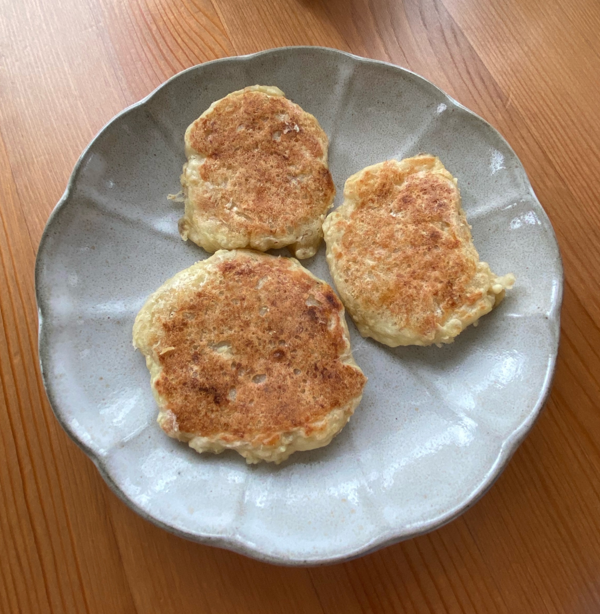 ＊離乳食後期＊バナナパンケーキ