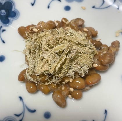 ごまゴマ胡麻ᕷ˖とろろ昆布のアレンジ納豆ꕤ୭*