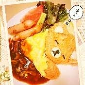 簡単♡リラックマオムライス♡ レシピ・作り方 by あんごるぁうさぎ