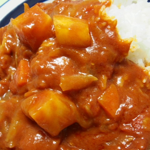 トマト缶のトマトカレー