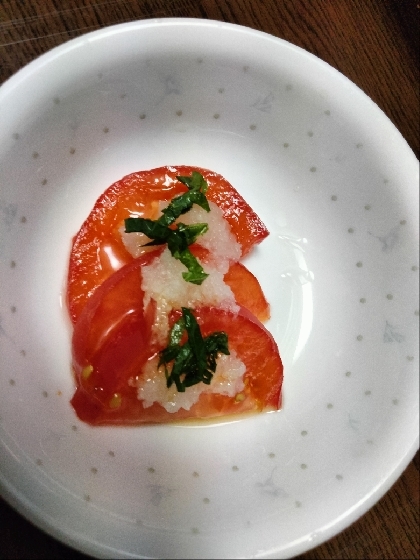 トマト大根おろし和え