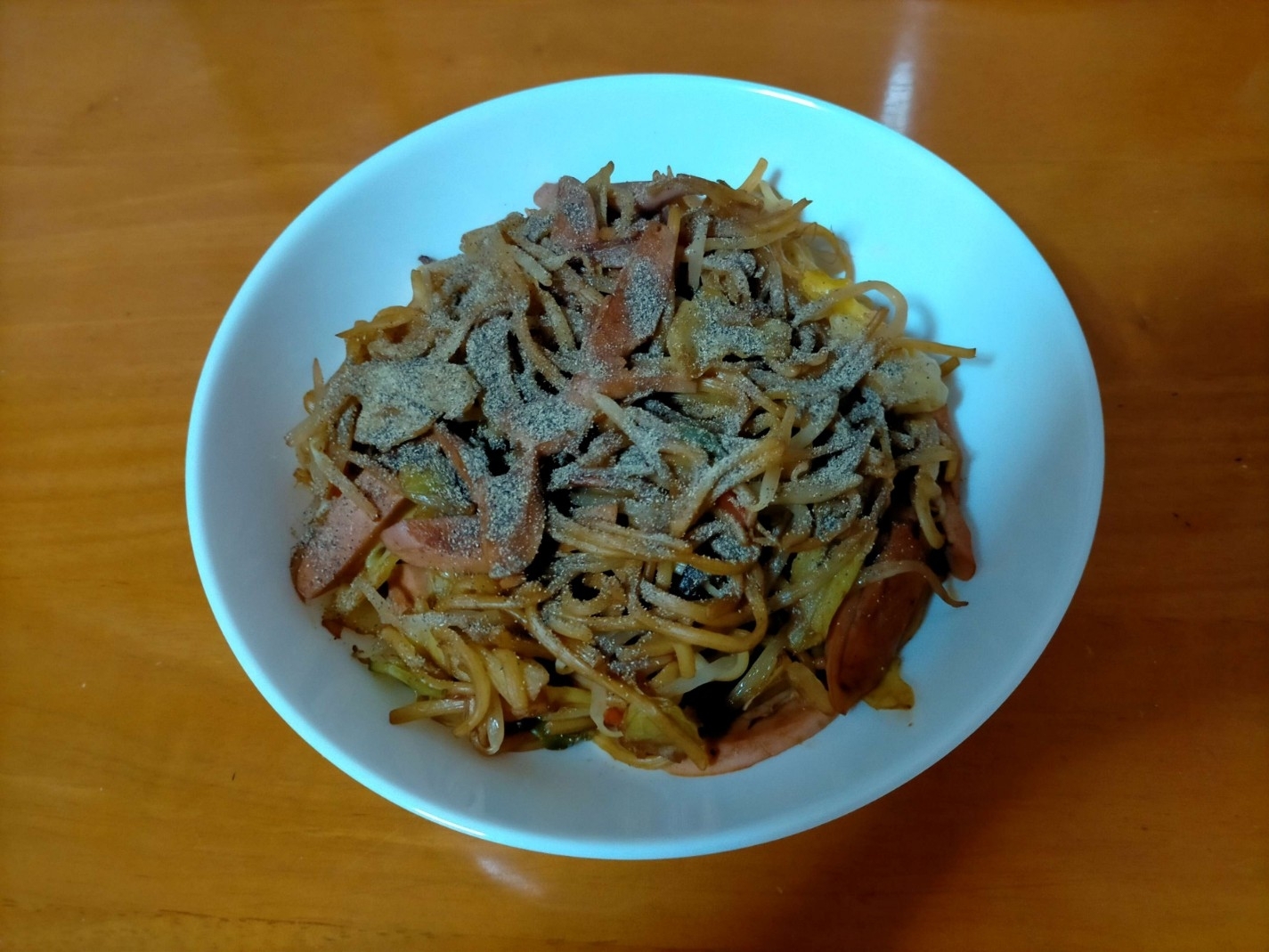おつまみに！胡椒マシマシ焼そば