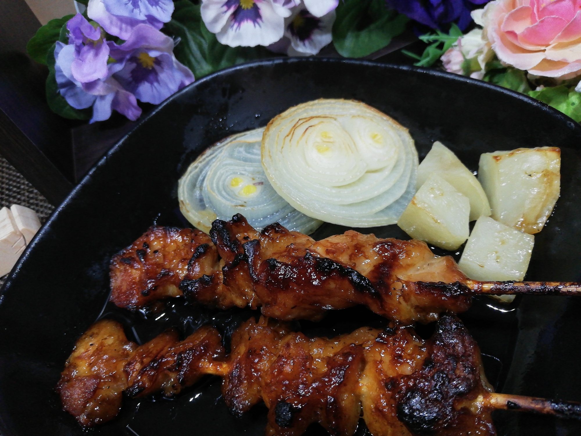 買ってきた焼き鳥のおいしい温め方( ´  ` )