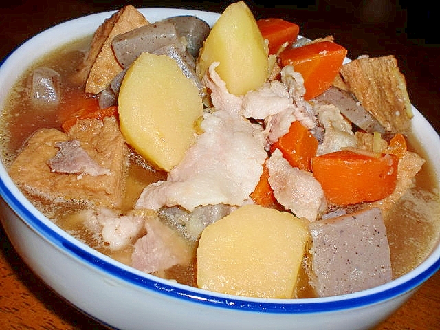 肉じゃが風 厚揚げ豆腐煮