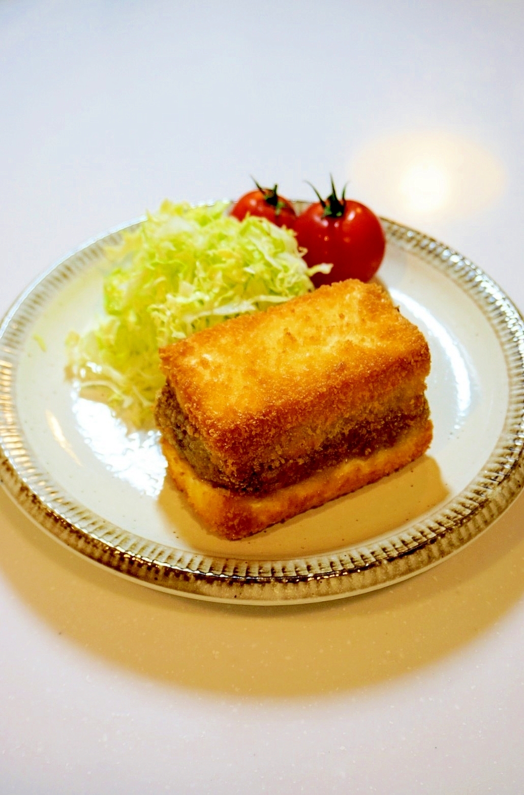 豆腐でヘルシー体重は減るしー？ミルフィーユ豆腐カツ