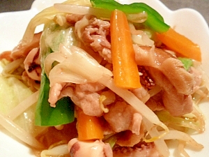 味覇(ウエイパー)de簡単ちゃんぽん風あんかけ炒め