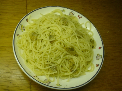 むき身しか無かったのでむき身で作りました。美味しかったです。でも、やっぱり殻がないと何か貧相に見えますね。