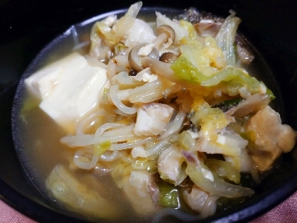 温まりました( ᵕᴗᵕ )"
鱈の海鮮風味の出汁と中華のコラボが気に入りました！