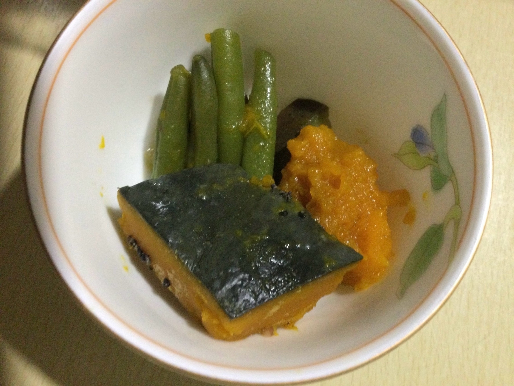 ☆かぼちゃとインゲンの煮物☆