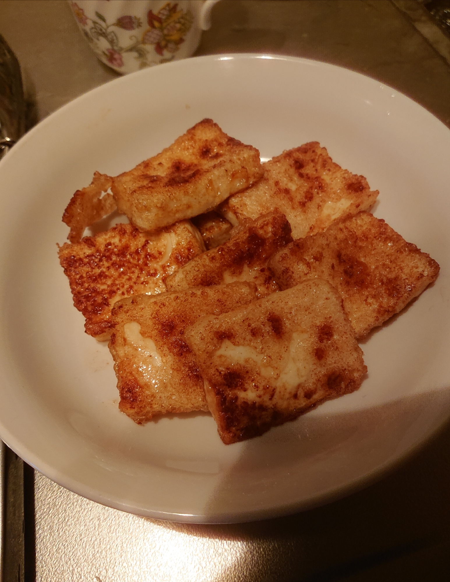 豆腐のバター醤油ステーキ