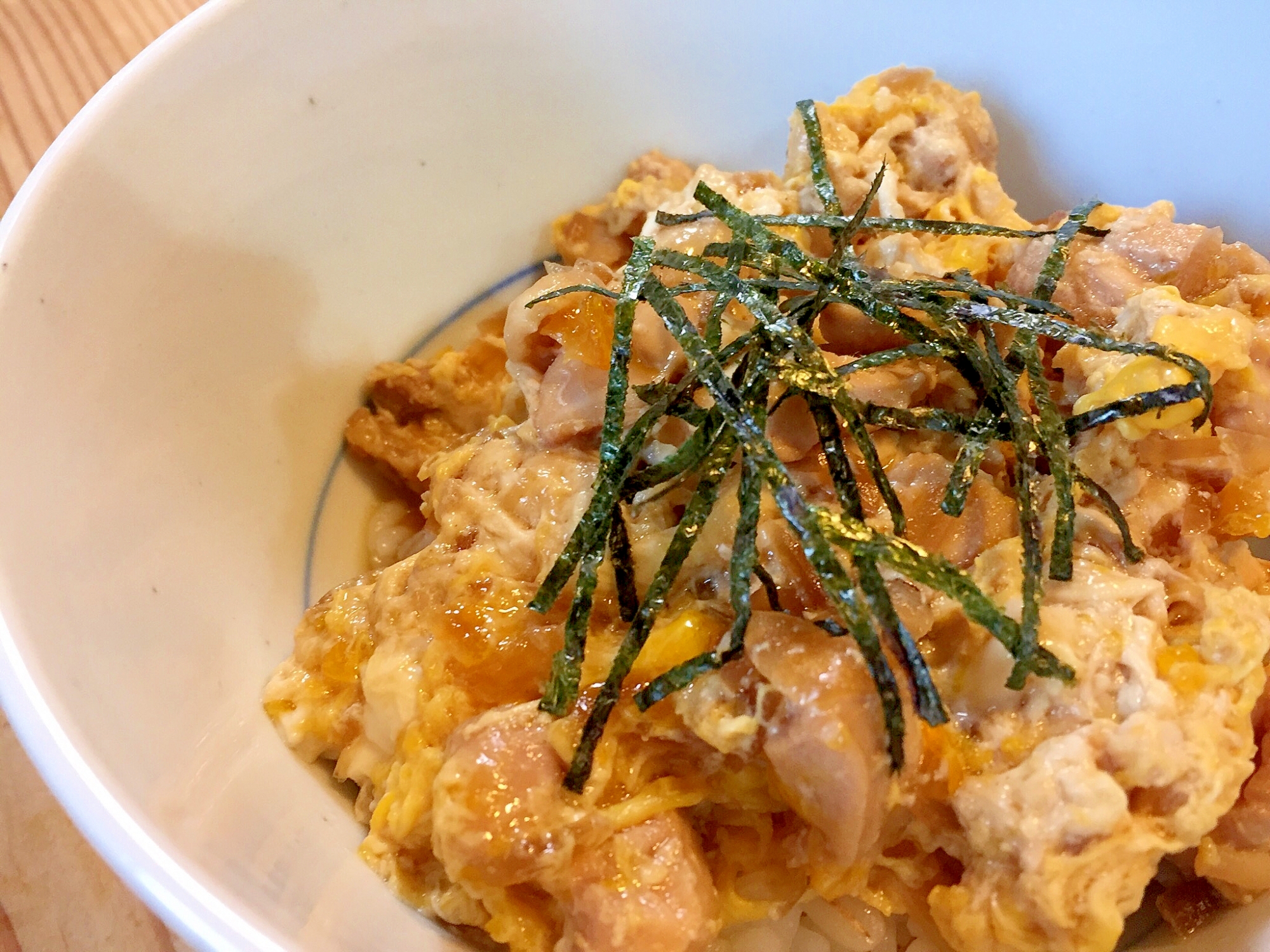 ちょっと甘めの親子丼♩