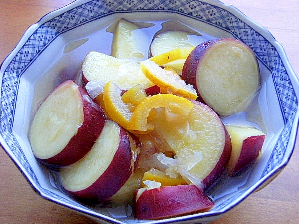 おもてなしにも❤シルクスイート（薩摩芋）の柚子煮♪