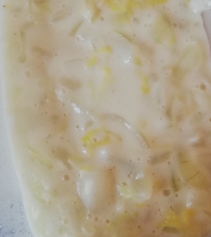 白菜の豆乳クリーム煮