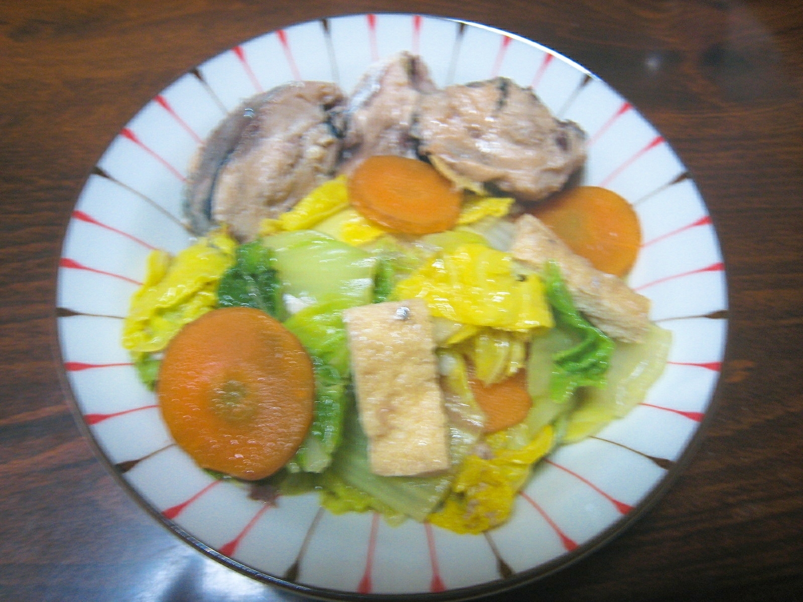 白菜と牡蠣の煮物