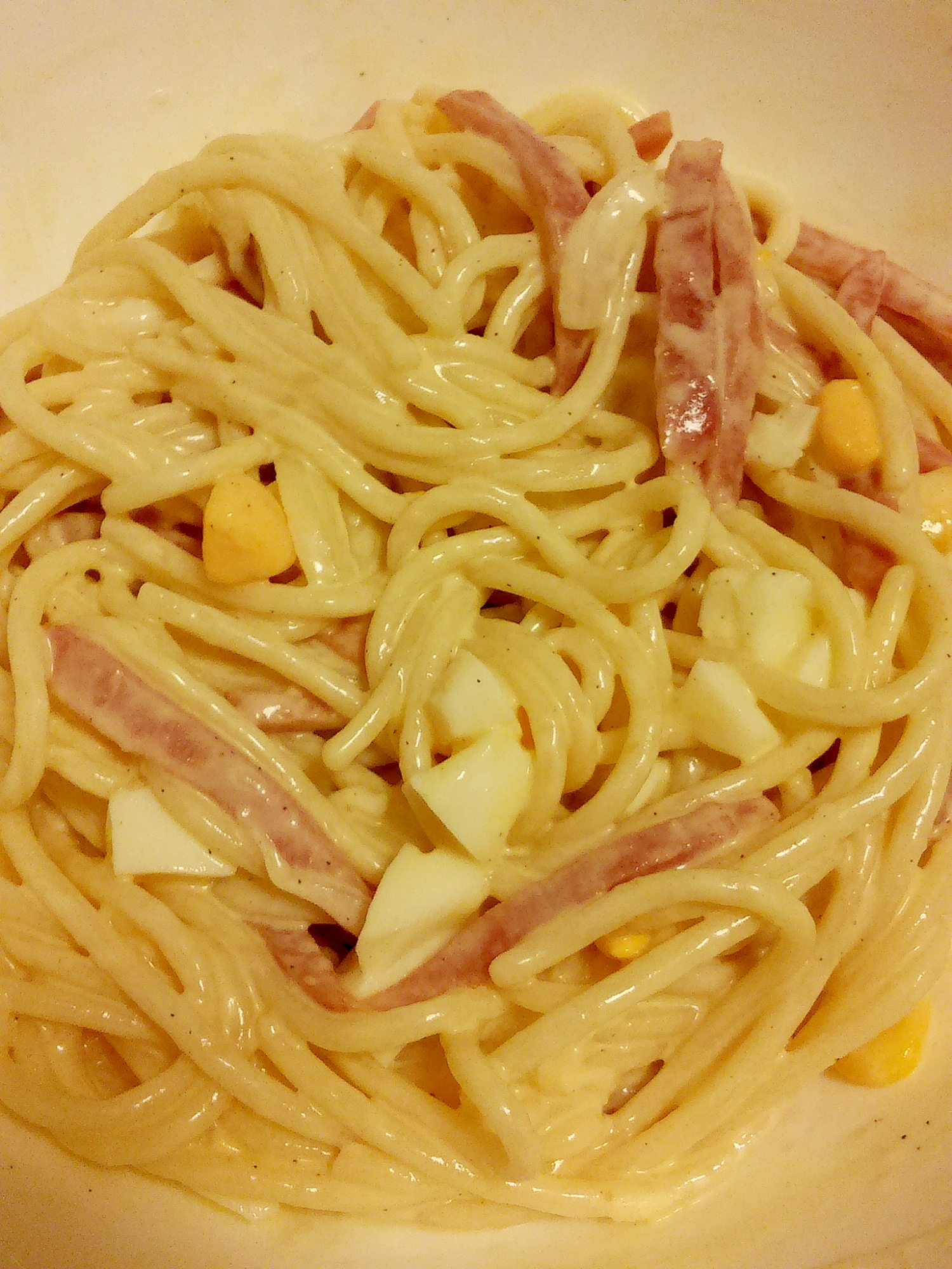 まとめゆでで簡単 ゆでたまごとサラミのパスタサラダ レシピ 作り方 By みずたまsweet 楽天レシピ