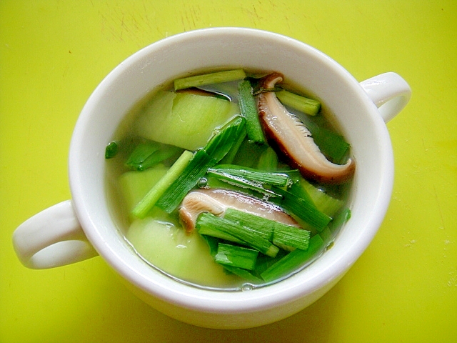 チンゲン菜のスープ