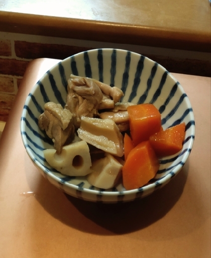 生姜が香る*♡鶏肉と根菜の煮物