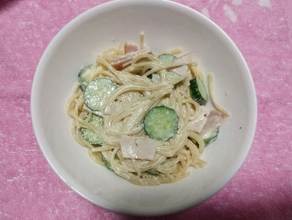 パスタを使って美味しく出来ました