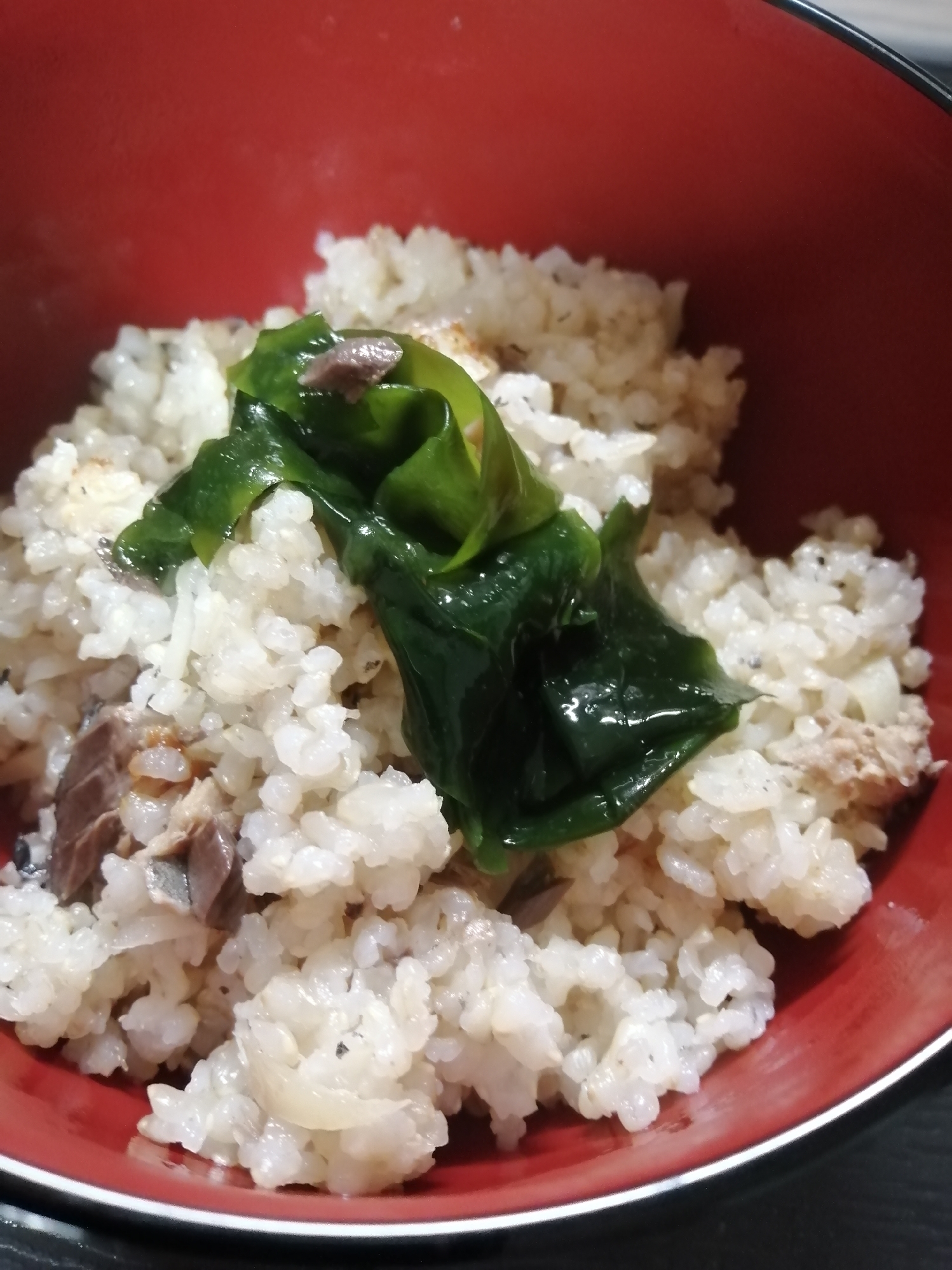 チョー簡単!　わかさば炊き込みご飯