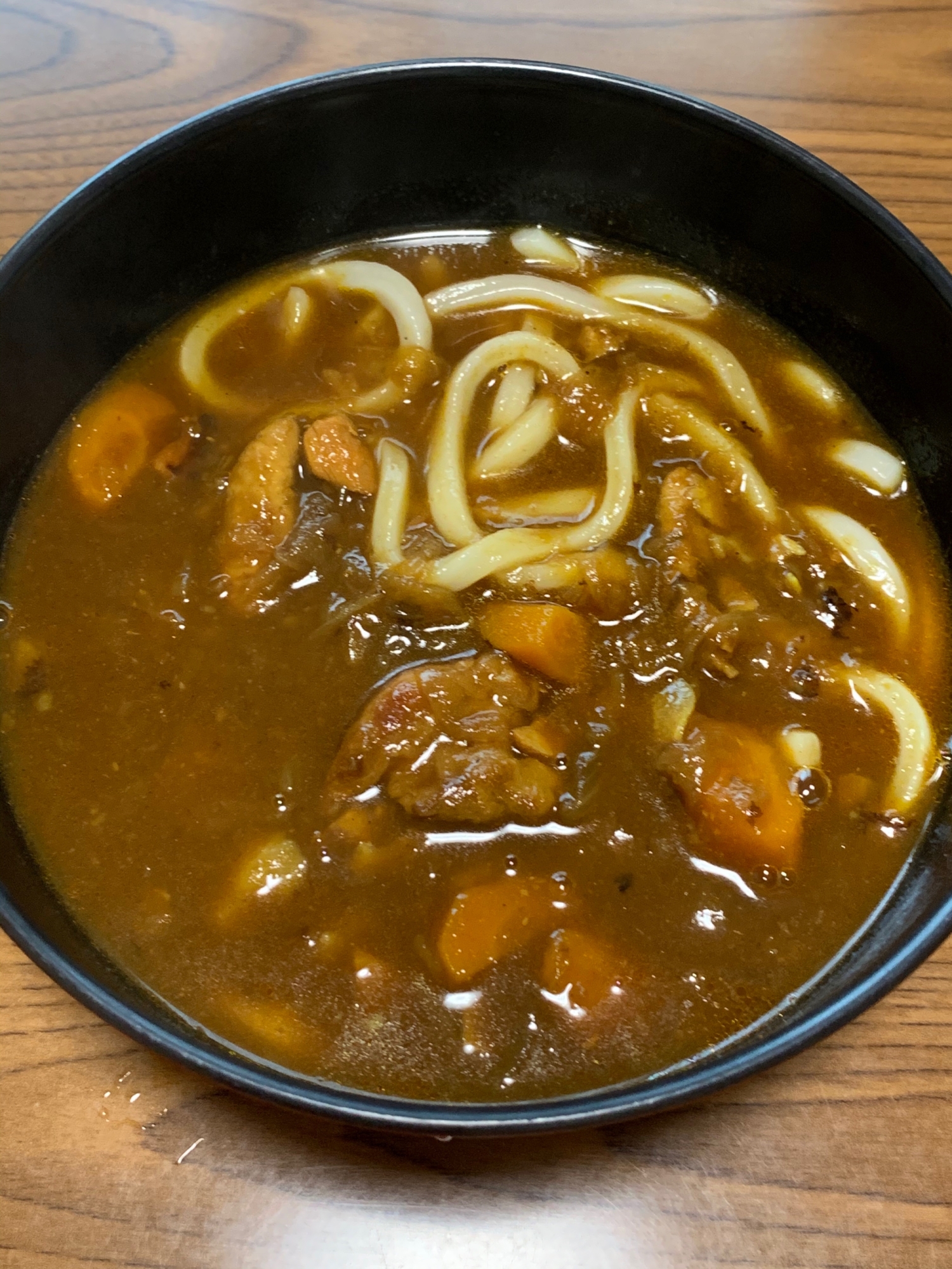 残ったカレーをリメイク！カレーうどん♪