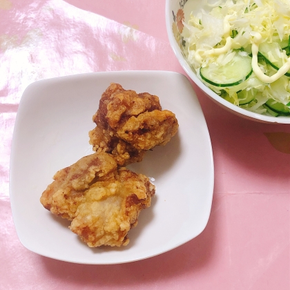 hamupi-ti-zuさん♪鶏むね肉のクリスピーチキン柔らかでとても美味しかったです(๑^᎑^๑)♡素敵なレシピをありがとうございますෆ˚*