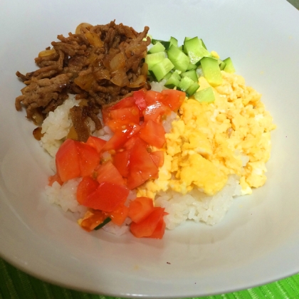 豆腐入り！！ヘルシー＆ふんわり〜そぼろ丼〜