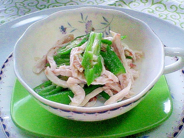 減塩♪鶏胸肉の酢煮→鶏胸肉の梅肉和え