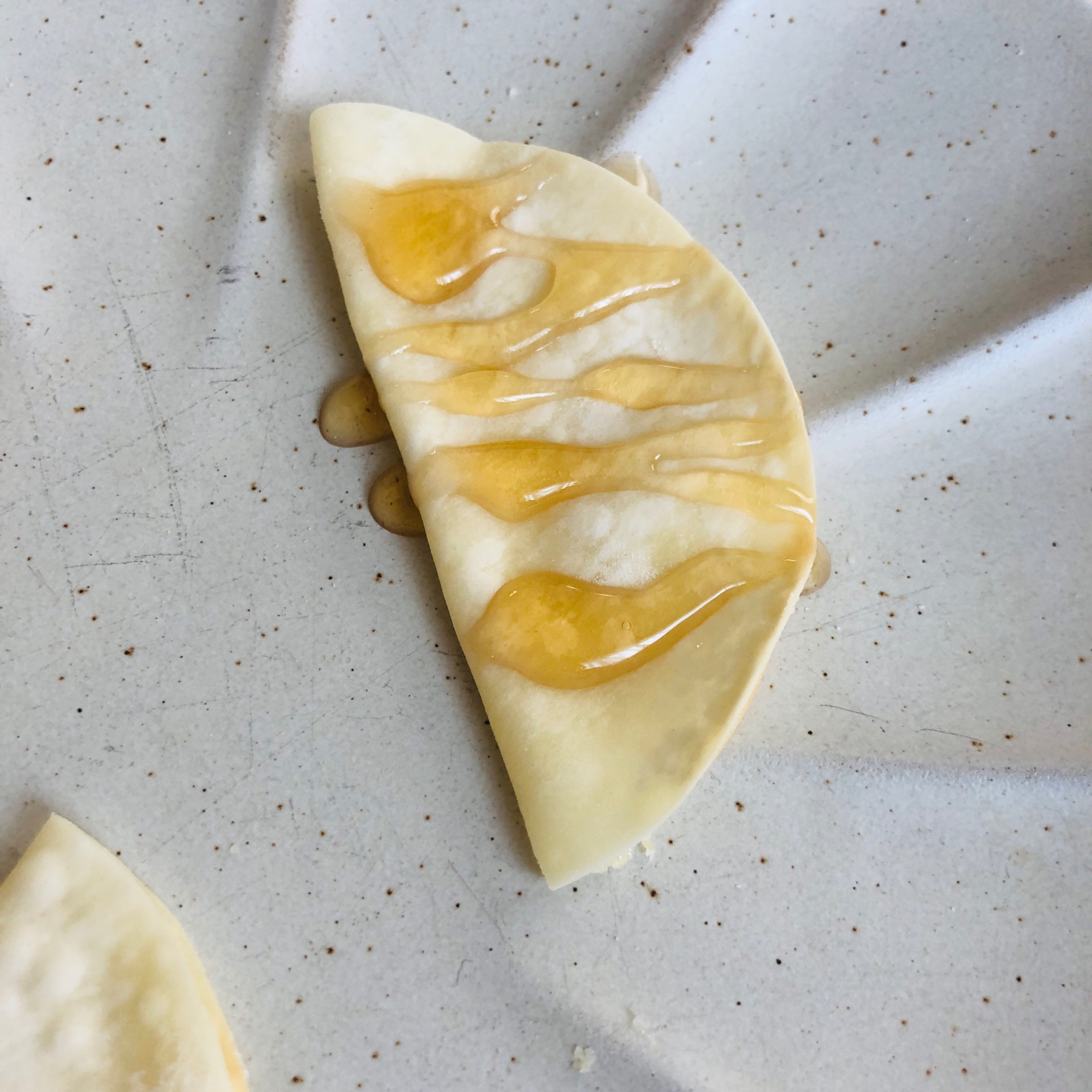 餃子の皮で★半折りピーナッツバターメープル