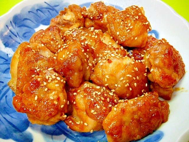 すき焼きのタレで鶏の一口照り焼き レシピ 作り方 By Mint74 楽天レシピ