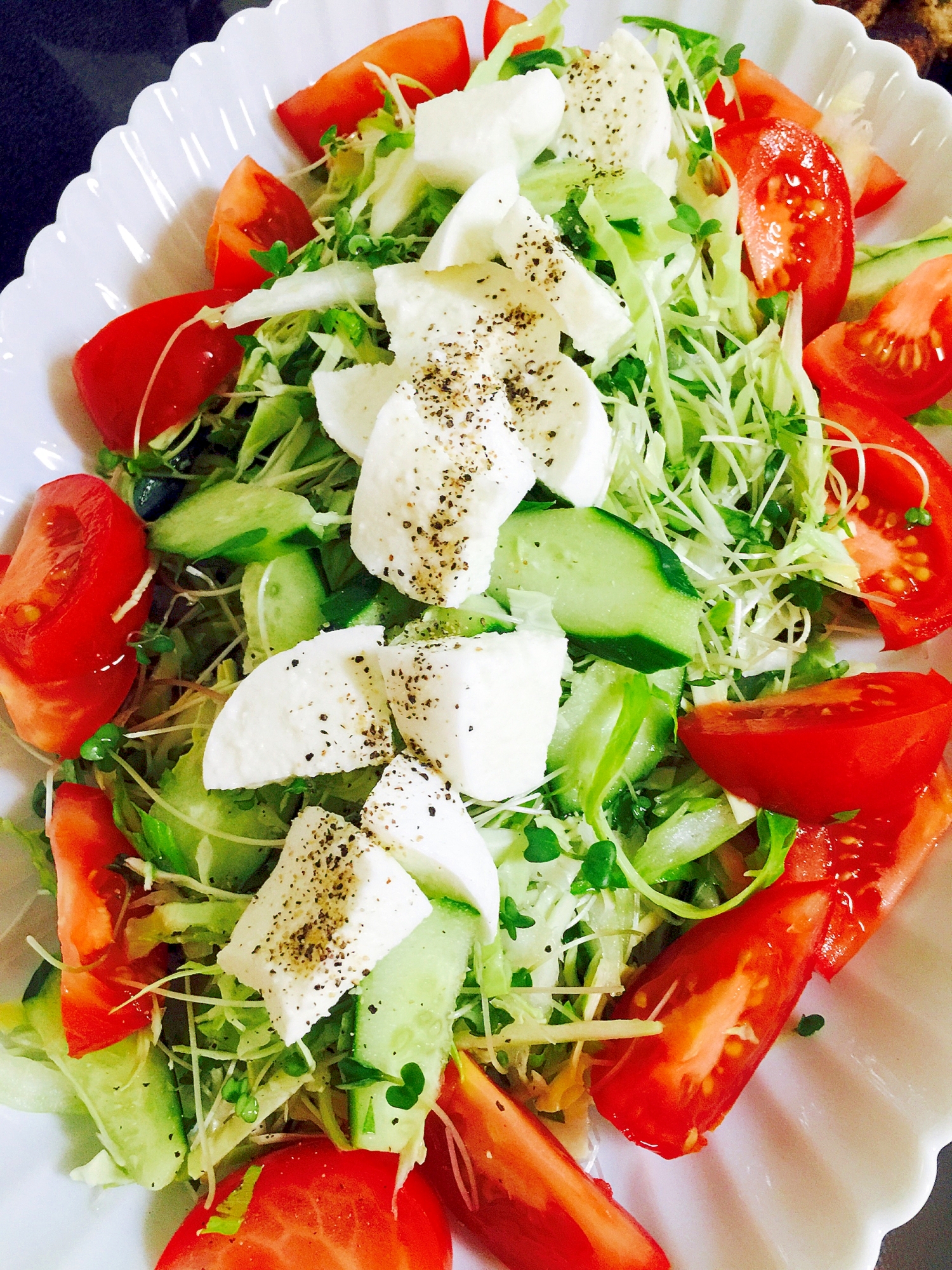 簡単 パーティーに 野菜いっぱい大皿サラダ レシピ 作り方 By Toytoy Saori05 楽天レシピ 簡単 パーティーに 野菜いっぱい大皿サラダ レシピ 作り方 By Toytoy Saori05 楽天レシピ