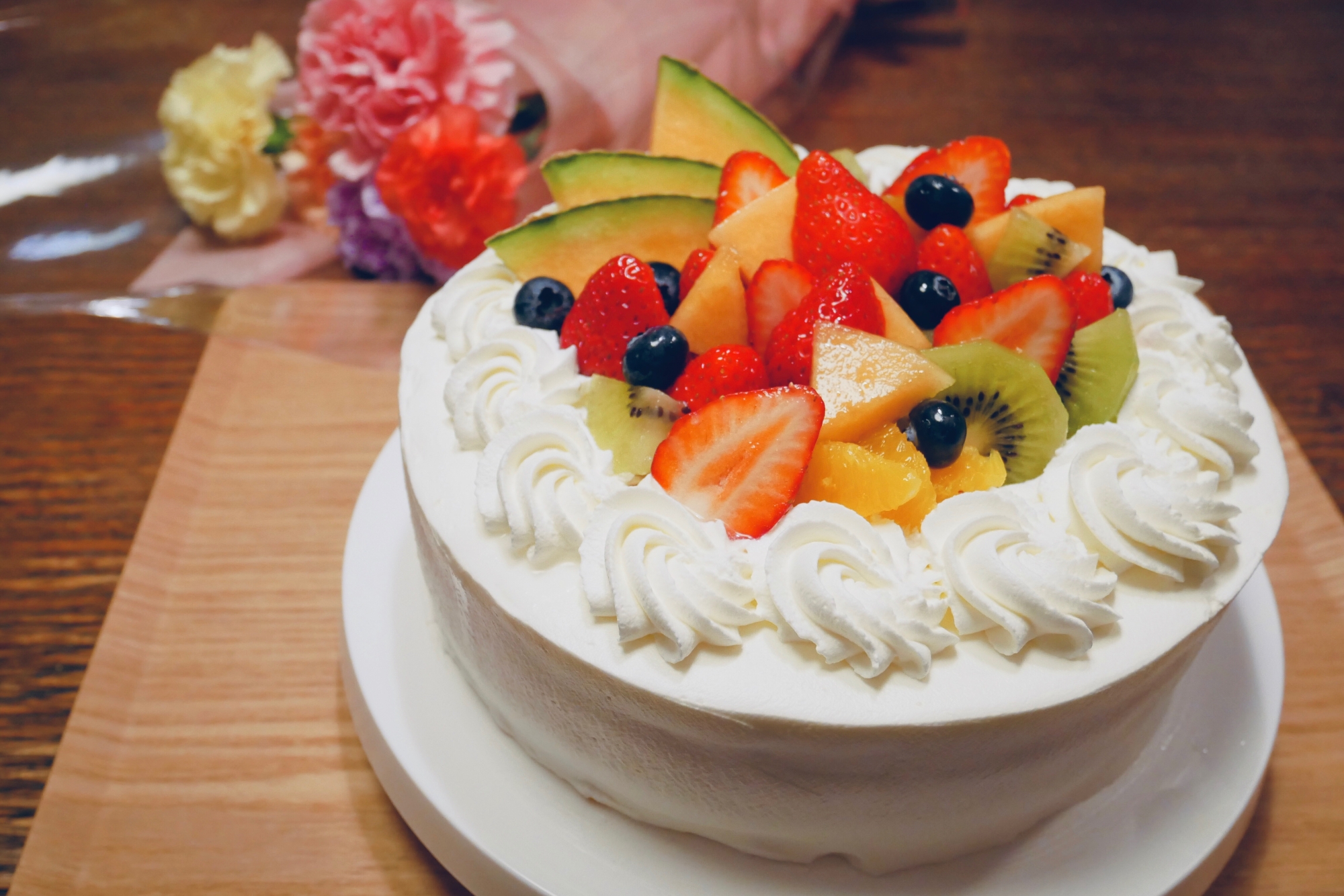 【フルーツたっぷり】デコレーション ショートケーキ